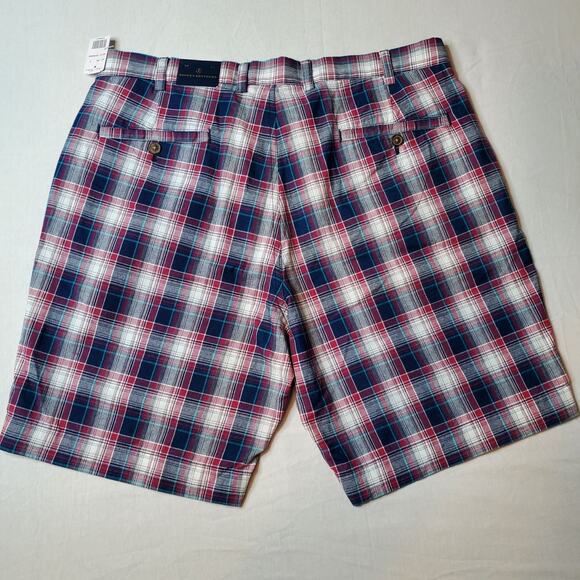 Brooks Brothers Mens Size 38 NWT Casual Cotton Shorts 9" Inseam Plaid Multicolor - Picture 5 of 7